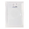 Tapa de registro rectangular empotrable acero 20x30cm blanca