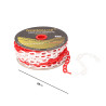 Cadena plastico blanca y roja, 25m