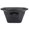 Cubo norteño 13 l de caucho resistente negro.