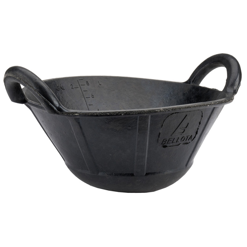 Cubo spart 9 l de caucho resistente negro. Cubo spart 9 l de caucho resistente negro.
