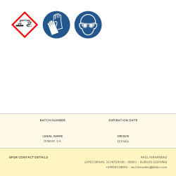 Desatascador gel superpotente 1 l.