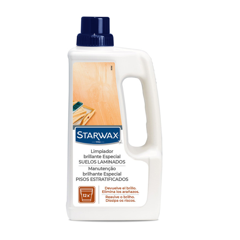 Limpiador abrillantador especial suelos laminados 1 l. Limpiador abrillantador especial suelos laminados 1 l.