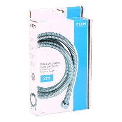 Flexo de ducha de acero inoxidable. 2 m color cromo