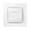 Tapa ciega blanco