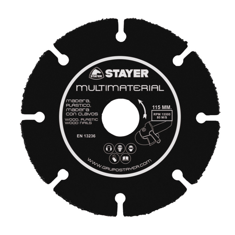 Disco corte multimaterial ø125 mm Disco corte multimaterial ø125 mm