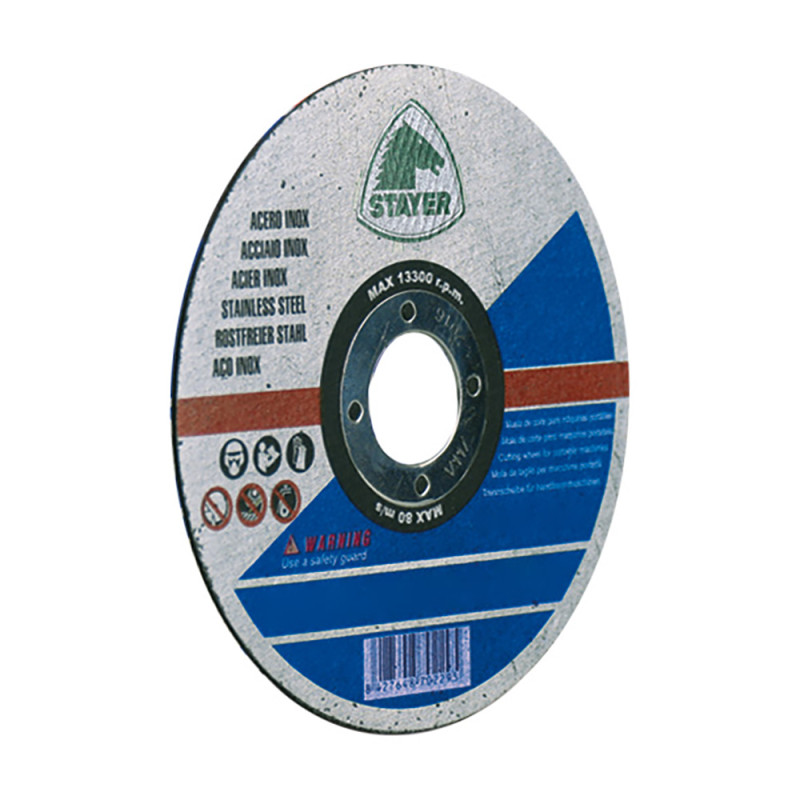 Disco extrafino inox standard, ø115x1x22,23 mm Disco extrafino inox standard, ø115x1x22,23 mm