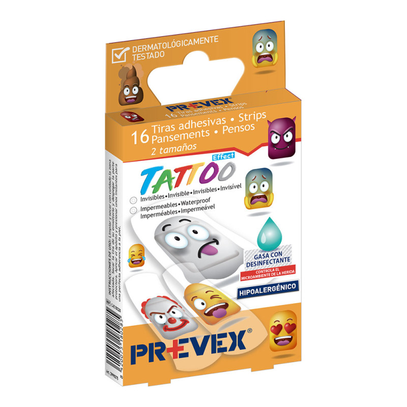 Tiras adhesivas infantiles 16u efecto tatoo Tiras adhesivas infantiles 16u efecto tatoo