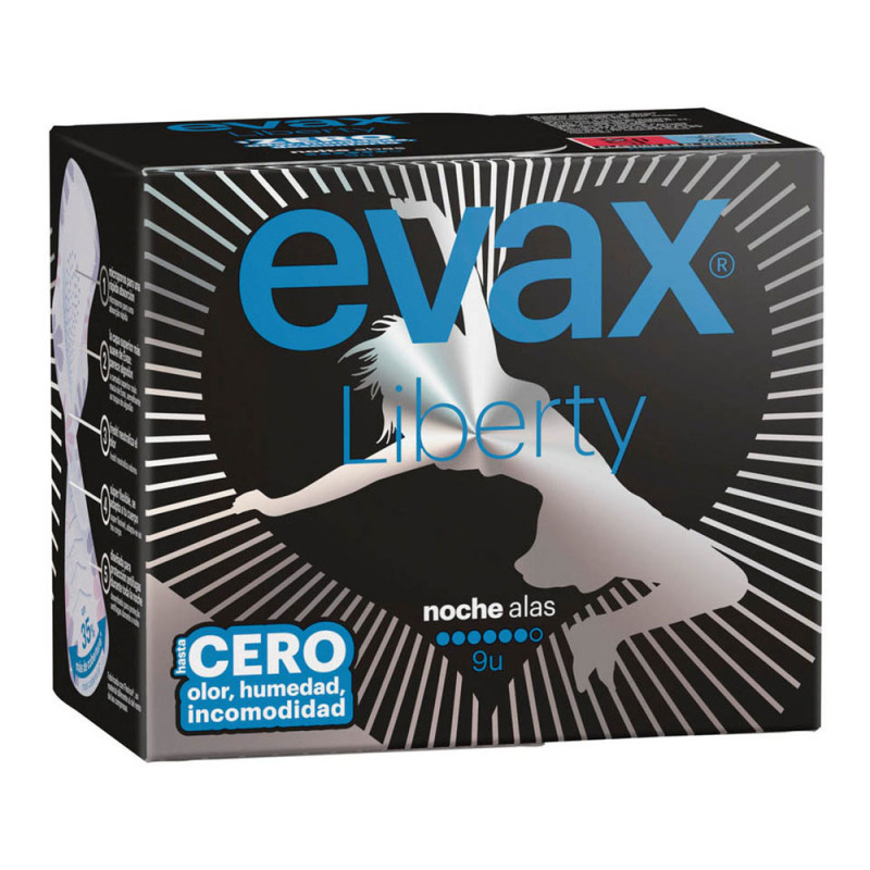 Compresas evax liberty noche alas 9 uds Compresas evax liberty noche alas 9 uds
