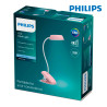 Flexo pinza led 3w 4.000k rosa