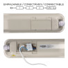 Regleta estanca led ip65 36 w 4034 lm 6500 k luz fria 8,6 x 118 x 6,6 cm