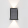 Aplique solar led 100lm 2w 3.000k