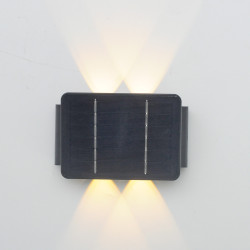 Aplique solar led 200lm 4w 3.000k