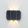 Aplique solar led 200lm 4w 3.000k