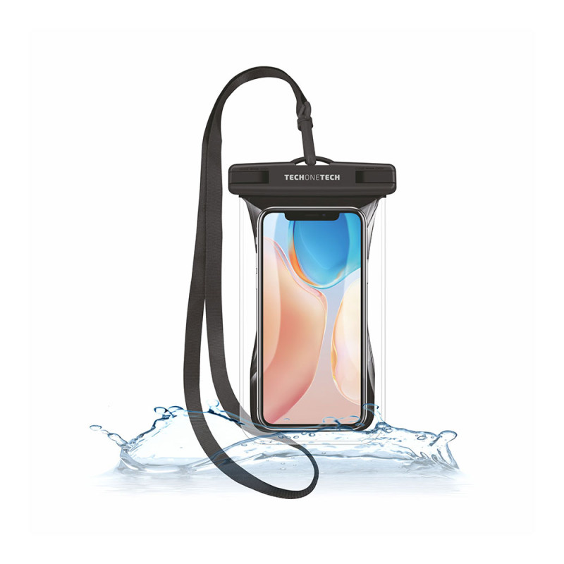 Funda impermeable flotante tpu ipx8 negra Funda impermeable flotante tpu ipx8 negra