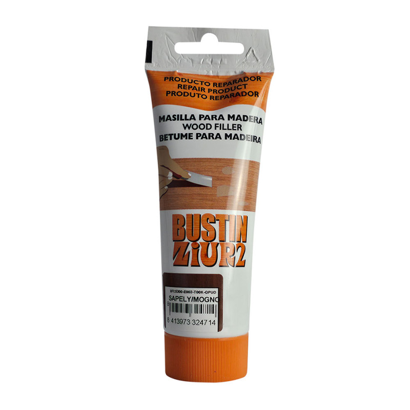 Masilla reparadora para madera 120 gr color sapely Masilla reparadora para madera 120 gr color sapely
