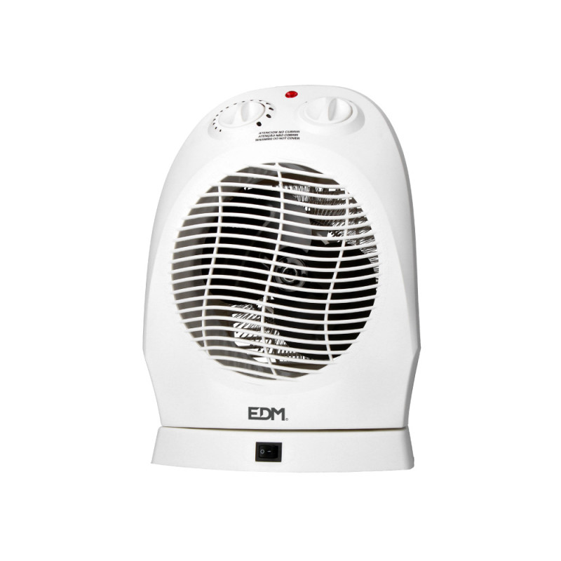 Calefactor de suelo - modelo vertical oscilante - 1000-2000w - edm Calefactor de suelo - modelo vertical oscilante - 1000-2000w - edm