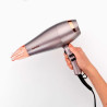 Secador de pelo 2100w gris-rosa-dorado iónico