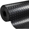 Alfombra suelo caucho-goma 1 x 10 m diamantes