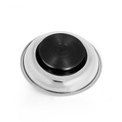 Bandeja metálica, magnética, redonda, 148 mm