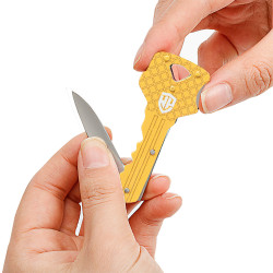 Llave cortaplumas, 40 mm, dorada