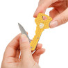 Llave cortaplumas, 40 mm, dorada