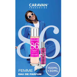 Estuche eau de parfum caravan nº 86, 150 + 30 ml señora