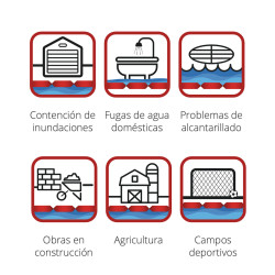 Saco anti-inundaciones hydrosnake