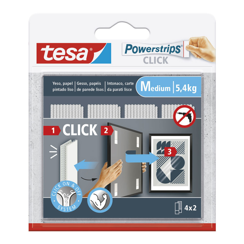 Tiras cuelga cuadros powerstrips 4 x 2 m Tiras cuelga cuadros powerstrips 4 x 2 m