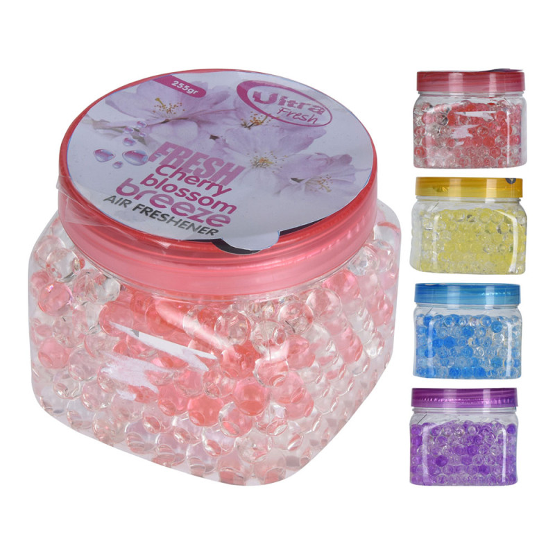 Tarro ambientador de perlas, 255 gr, 4 fragancias surtidas Tarro ambientador de perlas, 255 gr, 4 fragancias surtidas