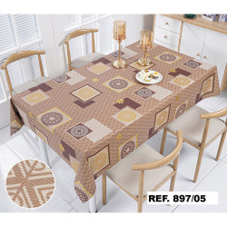 Rollo mantel master gold marrón, 1,40 x 20 m
