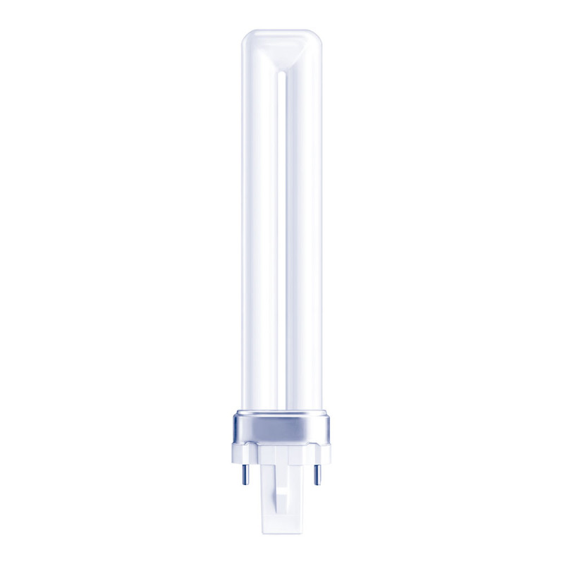 Bombilla bajo consumo g23 2-pins 09 w 600 lm pl-s 6500 k luz fria 165 x 24,5 mm. clase energética a+ Bombilla bajo consumo g23 2-pins 09 w 600 lm pl-s 6500 k luz fria 165 x 24,5 mm. clase energética a+