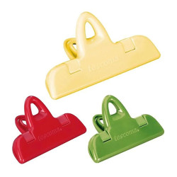 Pinza cierrabolsas presto 7-11 cm, 2+1 piezas