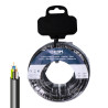 Carrete manguera tubular vv-k06/1kv 5 g 2,50 mm² negra, 15 m