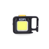 Linterna llavero multifuncional cob 6 w, medida 45 x 21,5 x 62 mm