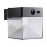 Aplique solar cuadrado 4 w 500 lm, 3.000/4.000/6.500 k, 3cct, con sensor, negro
