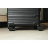 Set de maletas 3 piezas negro, 12", 20" y 24"