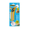 Cuter ol con bloqueo manual especial para el corte de moquetas con cuchilla de 18 mm