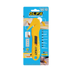 Cúter sk-10 de seguridad con cuchilla oculta rectangular de 17,8 mm