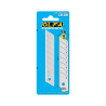 Juego de 6 cuchillas lb-6b troceables plateadas 18 mm
