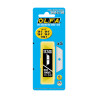 Juego de 5 cuchillas skb-2/5b trapezoidales plateadas 17,5 mm