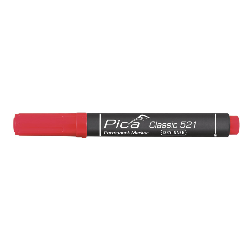 Marcador permanente tipo pincel rojo Marcador permanente tipo pincel rojo