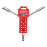 Llave tubo y, 8 x 9 x 10 mm