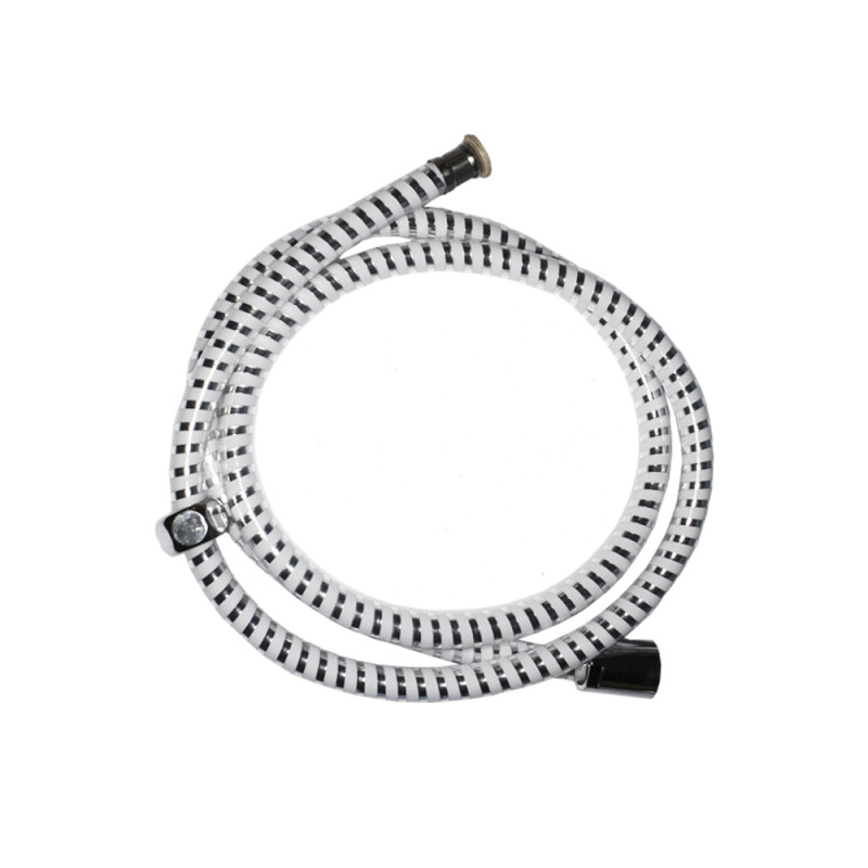 Flexo de ducha flexible. 2m color blanco/cromo edm Flexo de ducha flexible. 2m color blanco/cromo edm