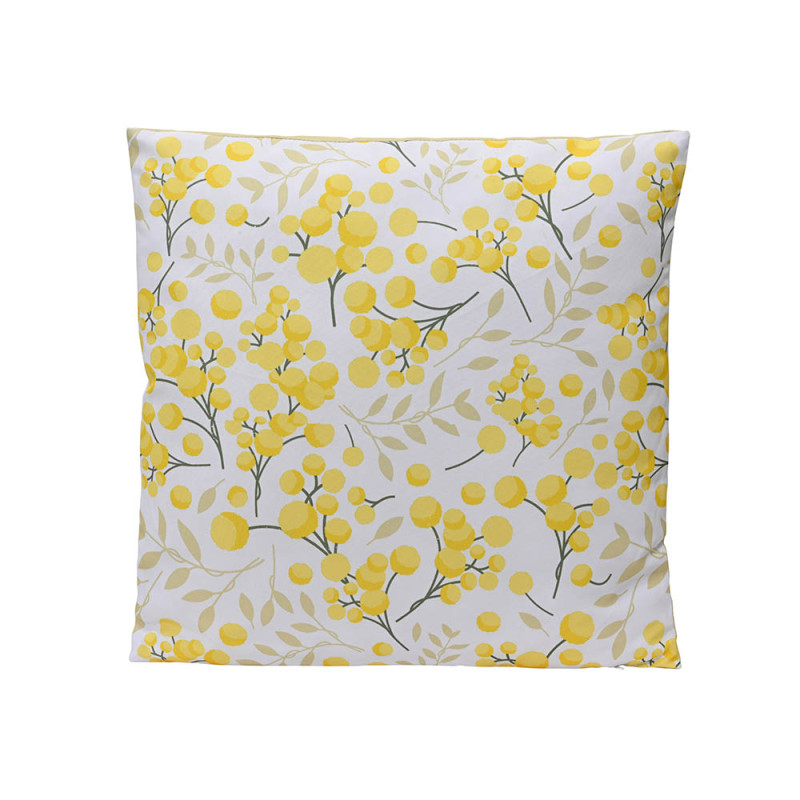 Cojín cuadrado poliéster estampado, exterior, 45 x 45 x 8 cm Cojín cuadrado poliéster estampado, exterior, 45 x 45 x 8 cm