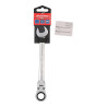 Llave mixta de carraca articulada 18 mm
