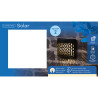 Juego de 2 apliques de pared solares negros