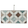 Mesa metalica/mosaico bistro marrakech para exterior 29 x 58 x 63,50 cm