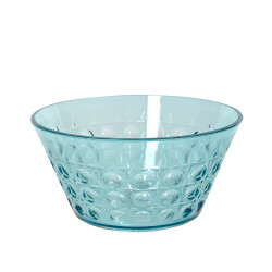 Cuenco azul redondo diseño de bolas ø 15 cm