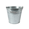 Cubo de zinc, para exterior ø11 x 10 cm