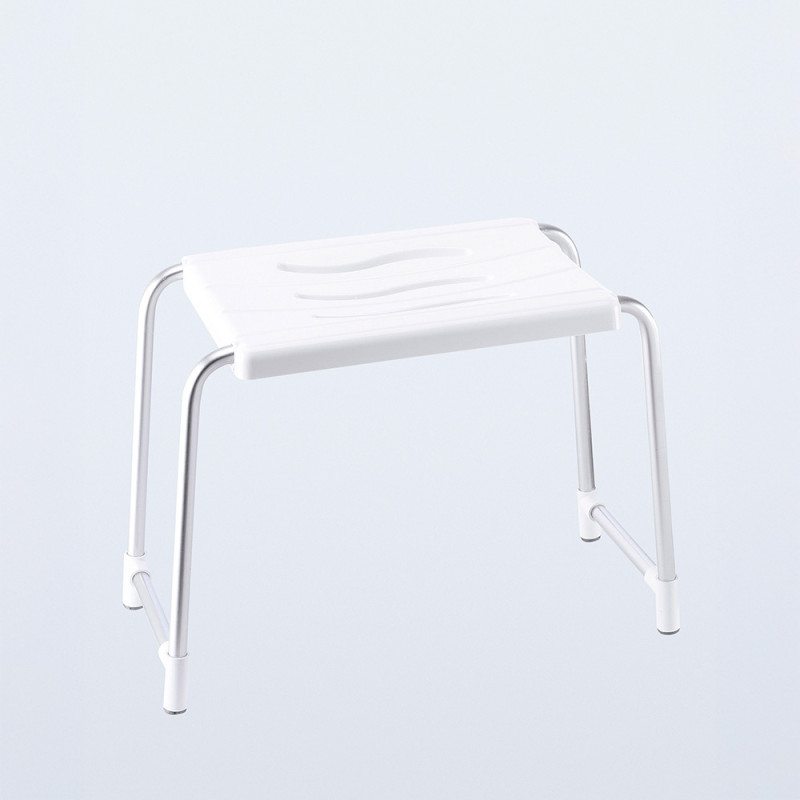 Taburete de baño, blanco, 50 x 24 cm Taburete de baño, blanco, 50 x 24 cm